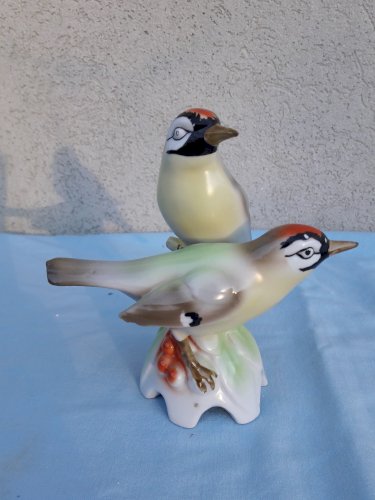 Oiseaux en porcelaine