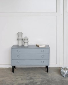 Olga, the gray wooden dresser No. 204