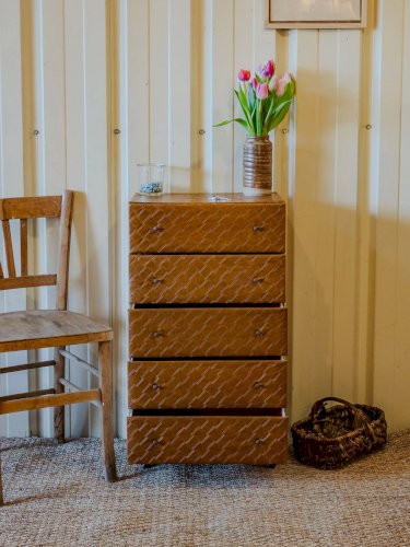 Olga, la commode matelassée en skaï N°373