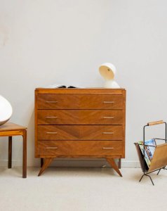 Olga, the Scandinavian wooden chest of drawers No. 263