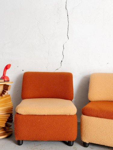 Olivia, la paire de chauffeuses à bouclettes N°12