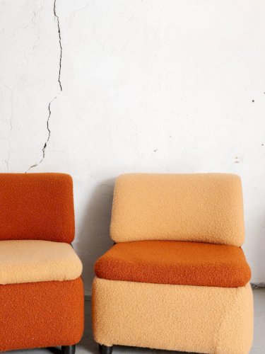 Olivia, la paire de chauffeuses à bouclettes N°12