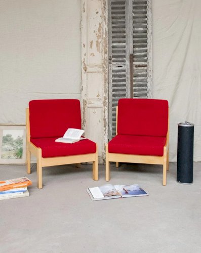 Olivia, la paire de chauffeuses en bois N°73