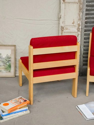 Olivia, la paire de chauffeuses en bois N°73