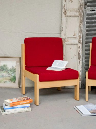 Olivia, la paire de chauffeuses en bois N°73