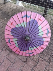 Ombrelle Japonaise Vintage Wagasa - Papier Washi & Bambou - Made in Japan