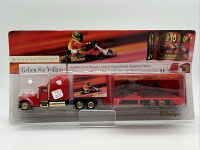  Semi-remorque Grell Werbemittel Michael Schumacher Fan-Shirts Bitburger 1/87
