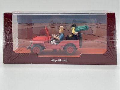  Jeep Willys MB 1943 Tintin Au Pays de lOr Noir 1/43 Atlas 