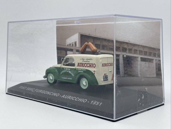  Fiat 500C Furgoncino Auricchio (1951) 1/43 Altaya 