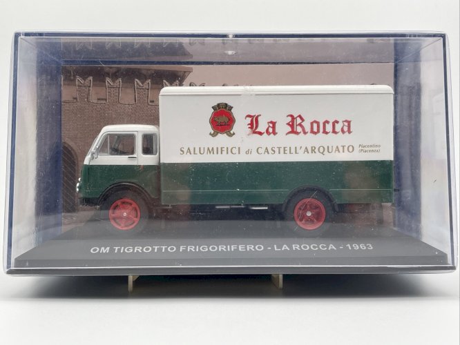  OM Tigrotto Frigorifero La Rocca (1963) 1/43 Altaya 