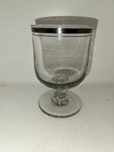 original vase/ glass with black rim Rosenthal? in good condition