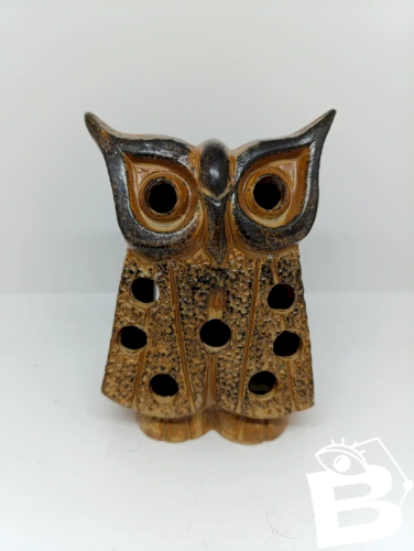 original bougeoir en forme de chouette en bon etat