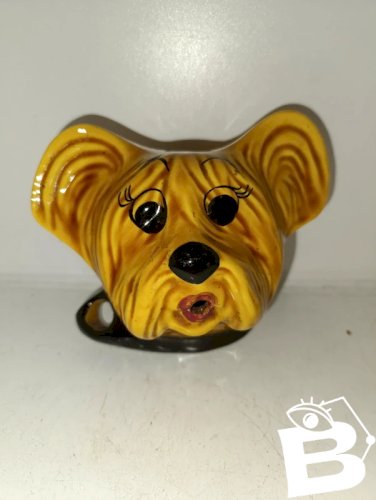 original devidoir en forme de chien signé vallauris en bon etat