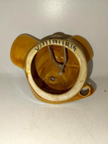 original devidoir en forme de chien signé vallauris en bon etat