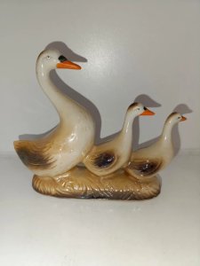 original petit sculpture vintage made in brésil à decor doie en bon etat