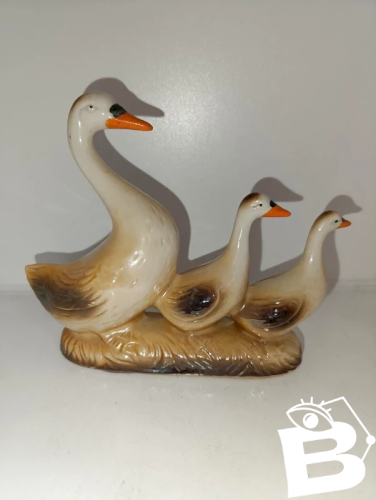 original petit sculpture vintage made in brésil à decor doie en bon etat