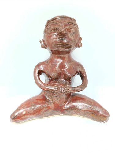 original sculpture fait main sans doute sud americain (mexique?) en bon etat