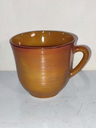Original service cafe/thé 6personnes vintage Arcopal france en bon etat (made in chiner)