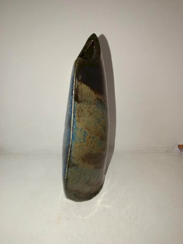 original Vase en céramique signé Michèle Colmerauer  en bon etat