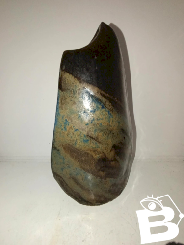 original Vase en céramique signé Michèle Colmerauer  en bon etat