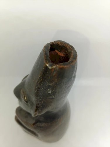 original vase/ urne en terre cuite sud américaine en bon etat