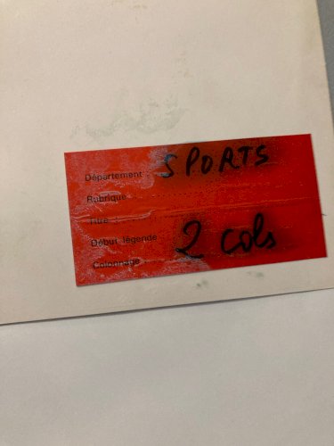 Originale lot 11  Photo Presse 1970 Rugby XV De France Sport Tampon Noir B