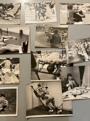 Originale lot 11  Photo Presse 1970 Rugby XV De France Sport Tampon Noir