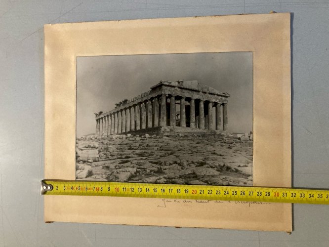 Originale Photo Attribuée Jean Dieuzaide Toulouse Photographie Acropole Art 1950