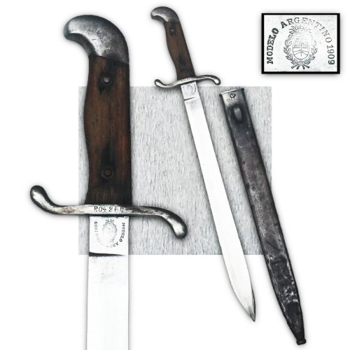  Origine Allemande plus de détails RARISSIME & SUPERBE GLAIVE / MACHETTE DE LARGENTINE, AU MEME N°, MOD.1909, XX, ORIGINAL #41