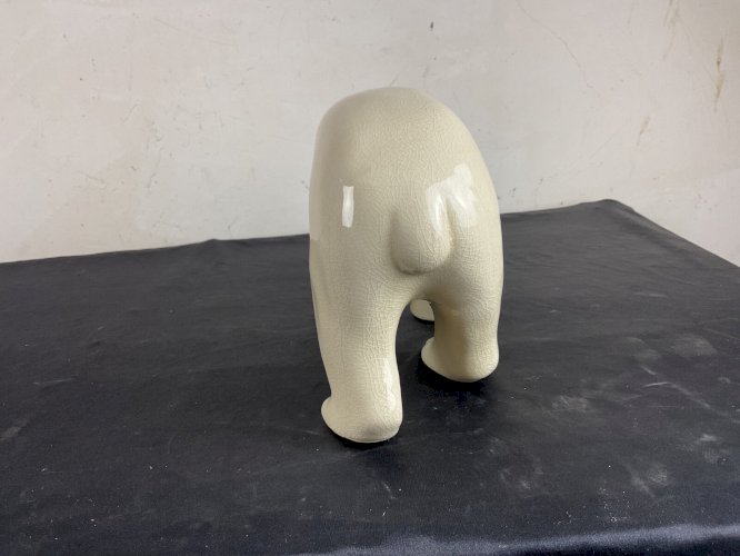 Ours polaire en Céramique L&V Céram craquelé DLG  de Pompon