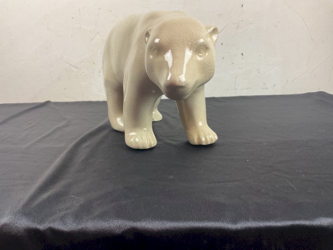 Ours polaire en Céramique L&V Céram craquelé DLG  de Pompon