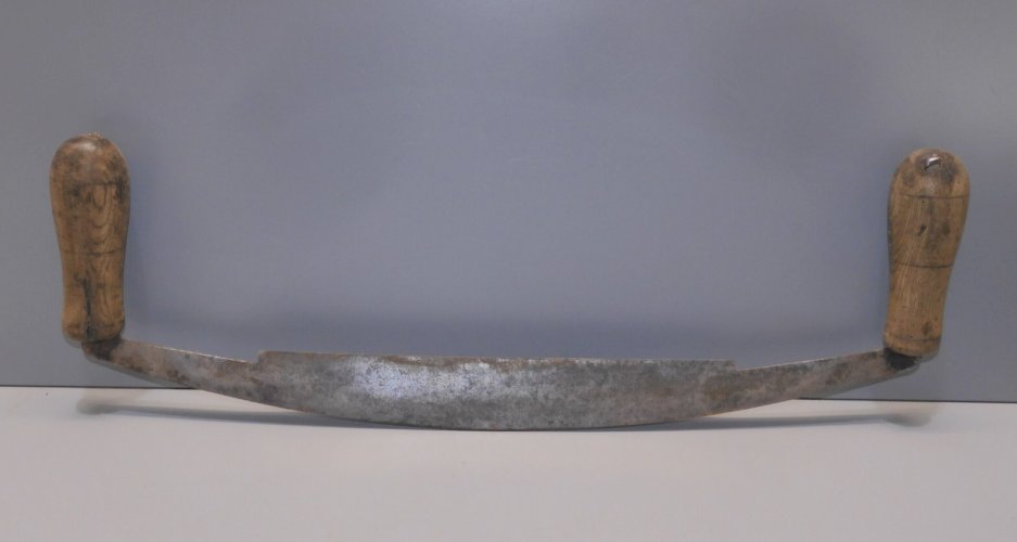 -OUTIL ANCIEN PLANE ACIER Gravée MAGNE Bordeaux POIGNEES BOIS OUTIL ANCIEN  D