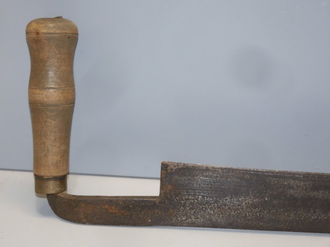 -OUTIL ANCIEN PLANE ACIER sans marque POIGNEES BOIS COLLECTION OUTIL ANCIEN  D