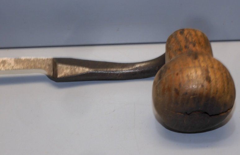 -OUTIL ANCIEN PLANE ACIER sans marque POIGNEES BOIS COLLECTION OUTIL ANCIEN   D