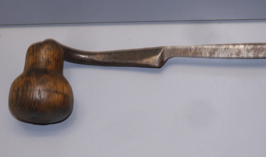 -OUTIL ANCIEN PLANE ACIER sans marque POIGNEES BOIS COLLECTION OUTIL ANCIEN   D