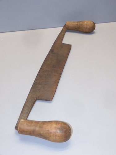 -OUTIL ANCIEN PLANE ACIER sans marque POIGNEES BOIS COLLECTION OUTIL ANCIEN   D