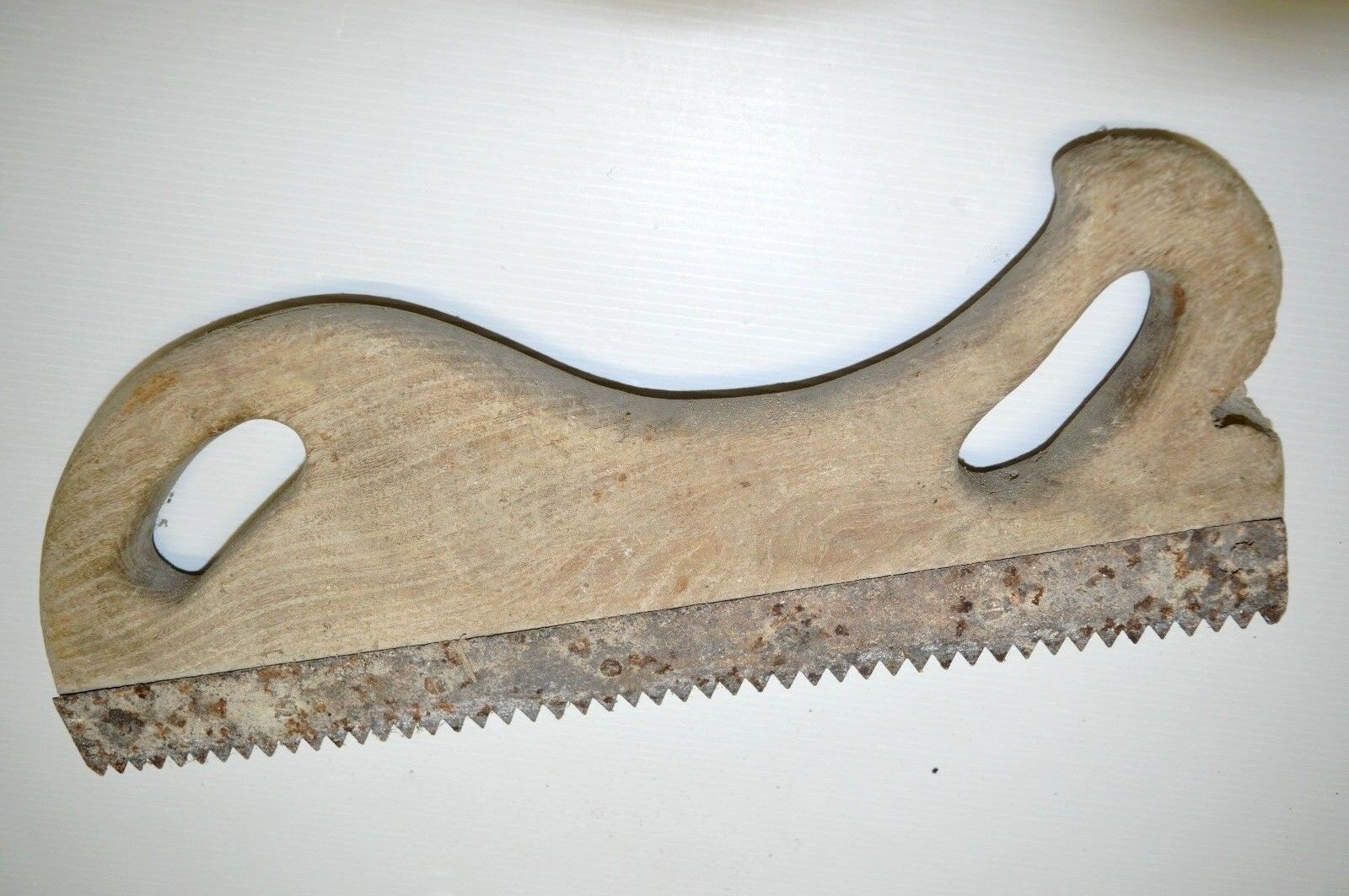 OUTIL ANCIEN TAILLEUR DE PIERRE sciotte collection travail 2 la pierre compagnon Bois/Métal OUTIL ANCIEN TAILLEUR DE PIERRE sciotte collection travail 2 la pierre compagnon Bois/Métal