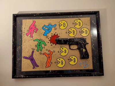 œuvre original 3D et unique signé PBS Institutional killer 