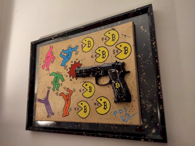 œuvre original 3D et unique signé PBS Institutional killer 