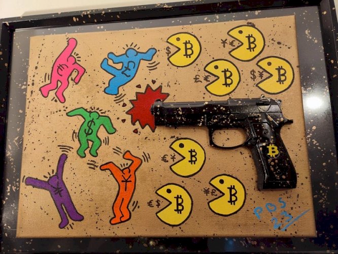 œuvre original 3D et unique signé PBS Institutional killer 