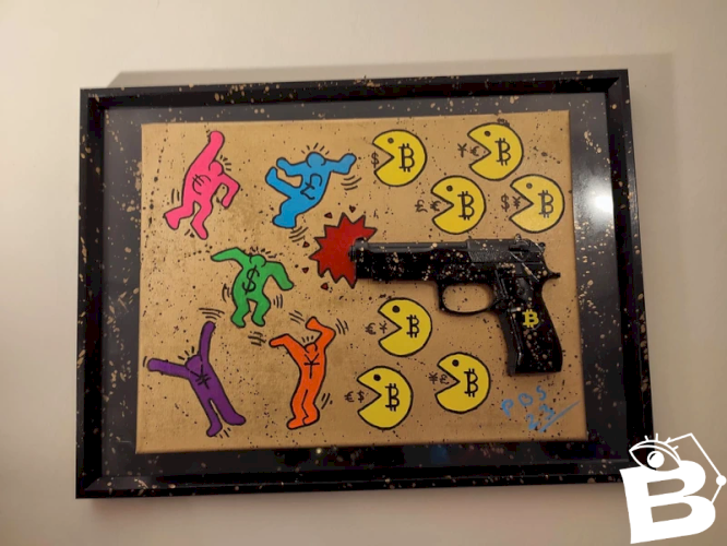 œuvre original 3D et unique signé PBS Institutional killer 