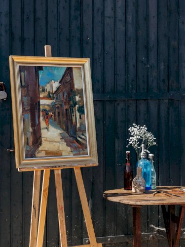 Pablo, le chevalet d'atelier en bois N°3