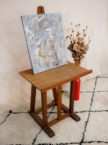 Pablo, le chevalet en chêne N°10