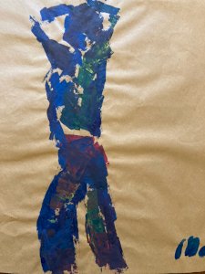 Painting Art Kraft Woman 1980 Expressionist Portrait Expressionism