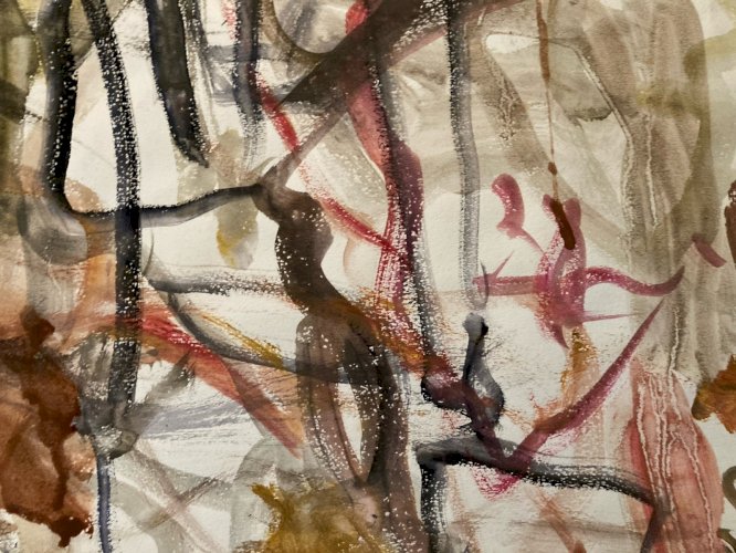 Painting Peinture Abstraction Dessin Aurel Cojan Expressionnisme Abstrait 1990