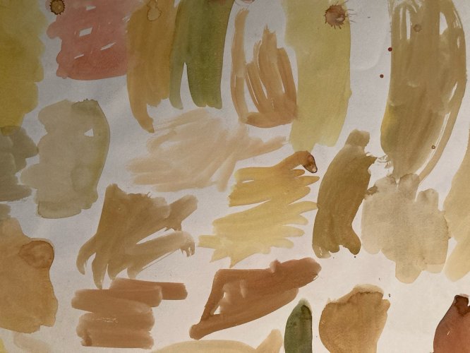 Painting Peinture Abstraction Dessin Aurel Cojan Expressionnisme Abstrait 1996