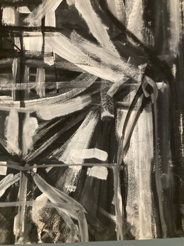 Painting Peinture Art Papier Buste Homme 1980 portrait A Identifier XXe Ancien