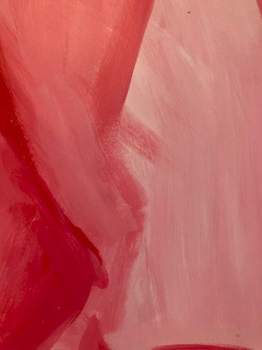 Painting Peinture gouache dessin abstrait 1990 Encre Albert Art Abstraction