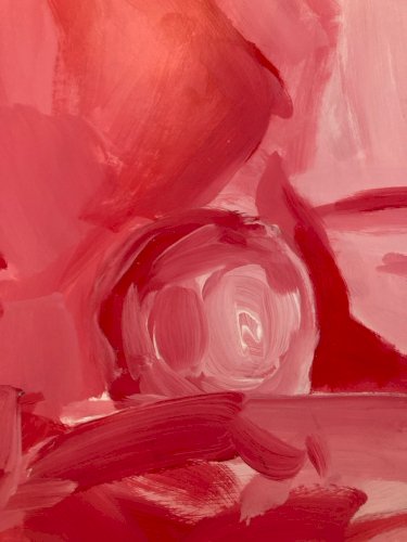 Painting Peinture gouache dessin abstrait 1990 Encre Albert Art Abstraction