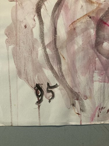 Painting Peinture Gouache Dessin Aurel Cojan Expressionnisme Abstrait 1990 Art